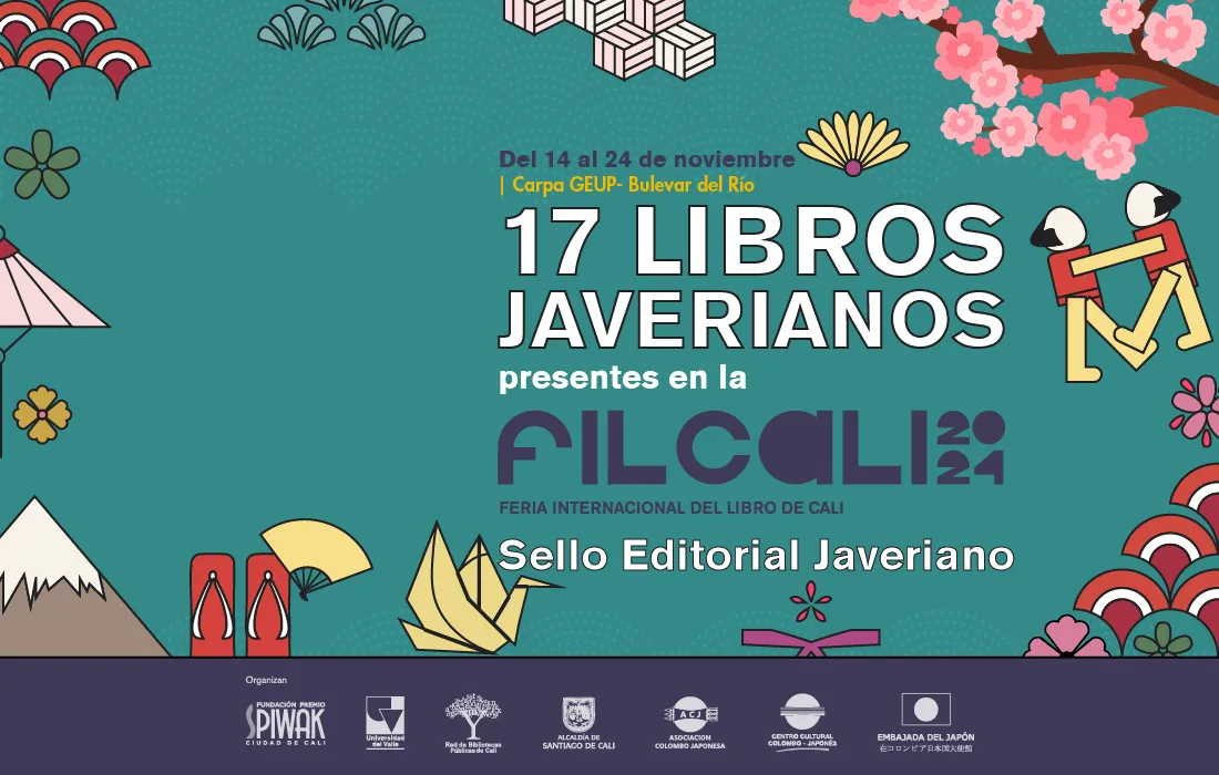 Sello Editorial Javeriano presenta 17 libros de su más reciente catálogo en la Feria Internacional del Libro de Cali 2024