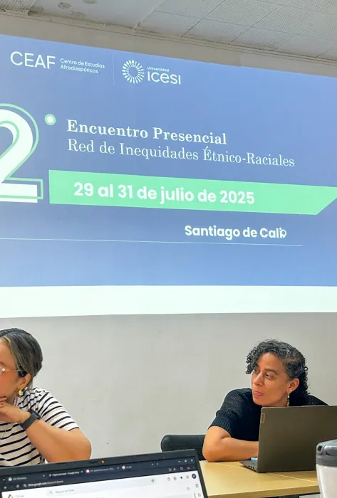Profesora Diana Caicedo en el Segundo Encuentro de la Red Interuniversitaria para el Estudio de las Inequidades Étnico-Raciales Profesora Diana Caicedo en el Segundo Encuentro de la Red Interuniversitaria para el Estudio de las Inequidades Étnico-Raciales